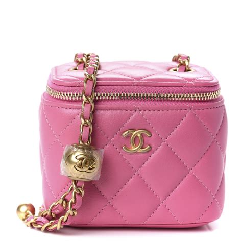 chanel pink cotton bag